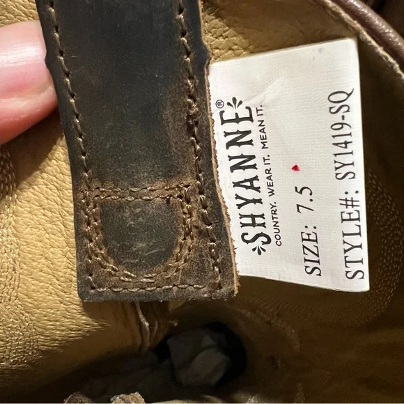shyanne womens boots Size 7.5 - Picture 8 of 8